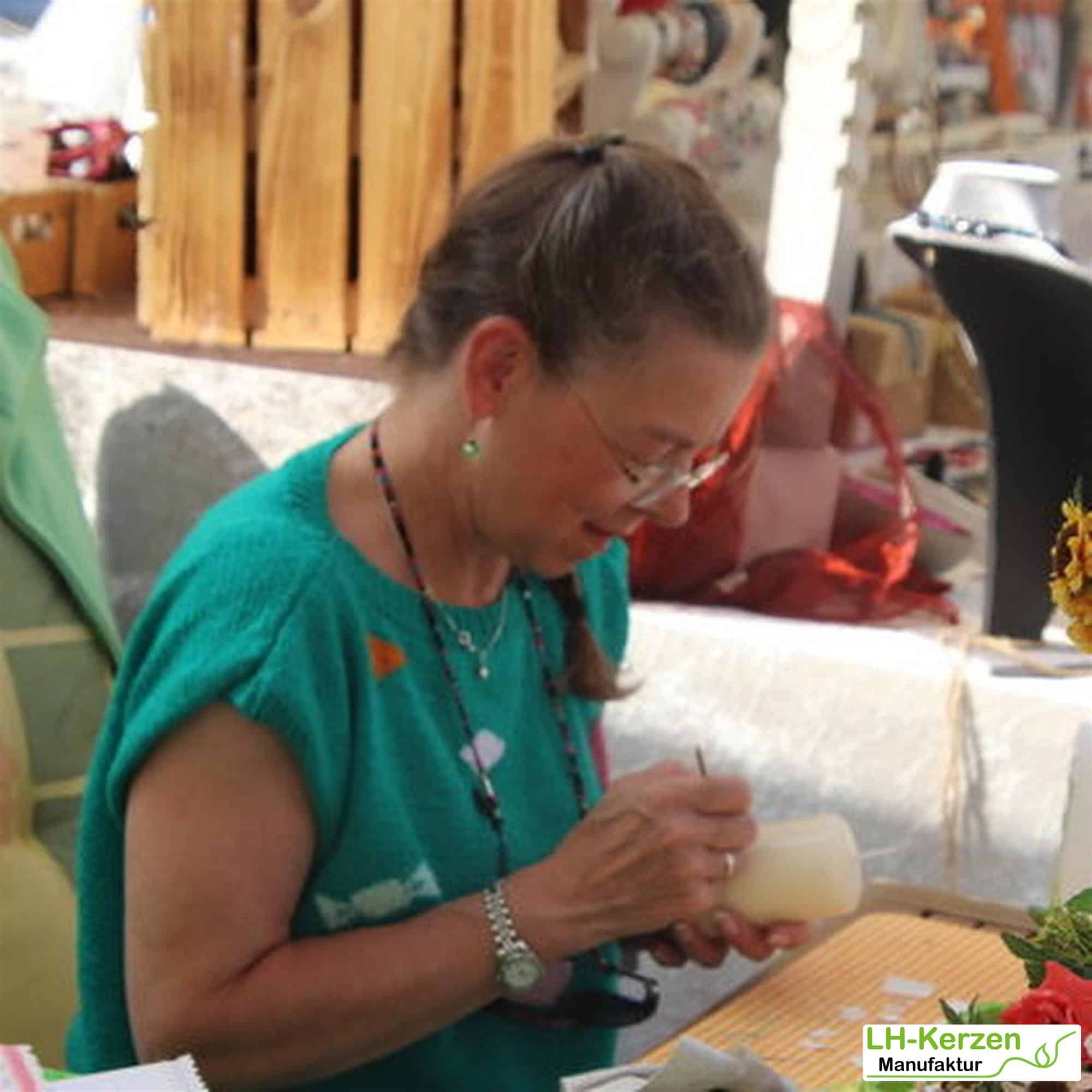 Kerzenbeschriftung Beschriftete Kerze